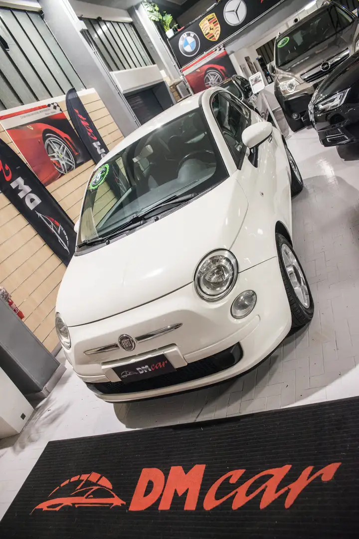 Fiat 500 1.3 MJT 16V LOUNGE 95CV OK NEOPATENTATI Bianco - 2