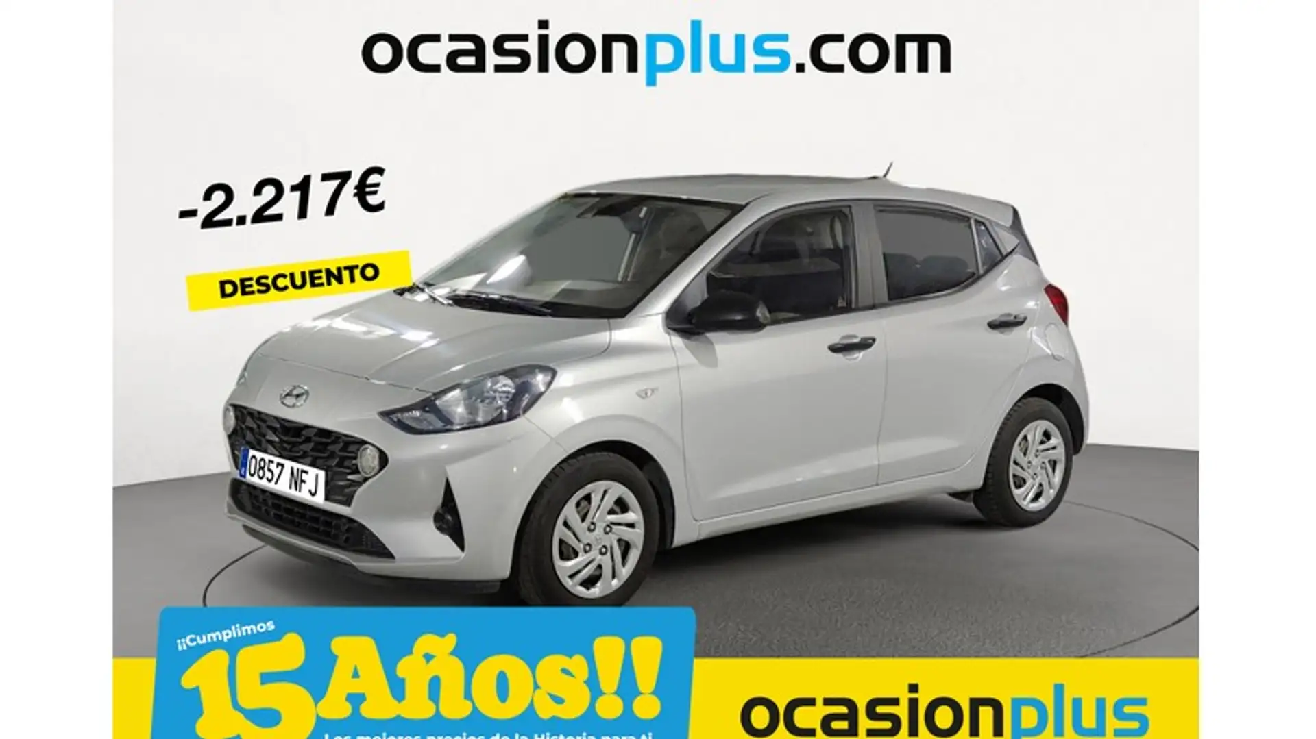 Hyundai i10 1.0 MPI Klass Plateado - 1