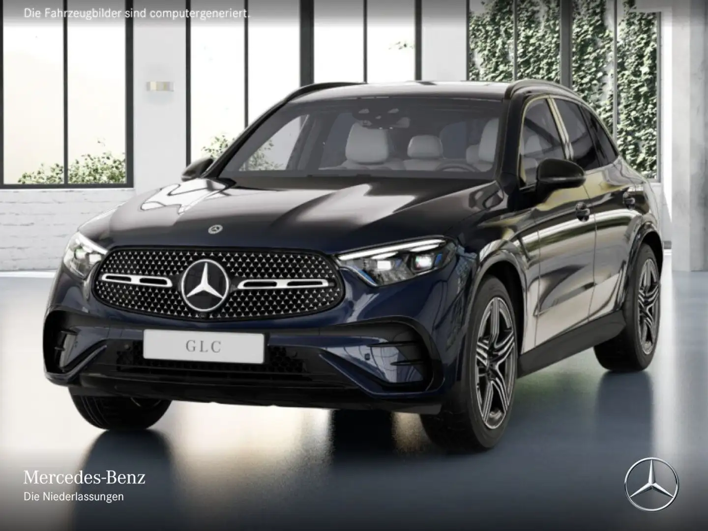 Mercedes-Benz GLC 200 4M AMG+NIGHT+KAMERA+KEYLESS+9G Azul - 2