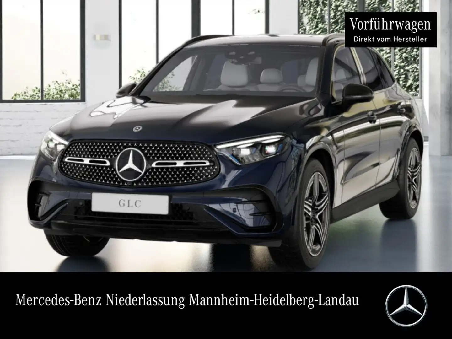Mercedes-Benz GLC 200 4M AMG+NIGHT+KAMERA+KEYLESS+9G Azul - 1