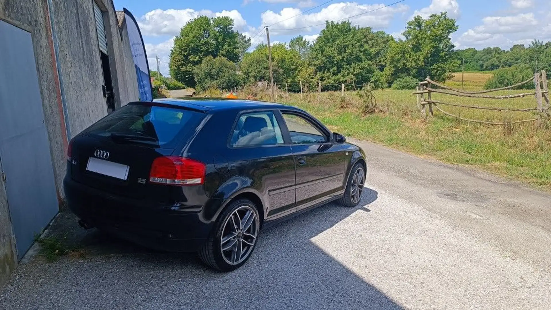 Audi A3 A3 V6 3.2 QUATTRO 250CV Noir - 2