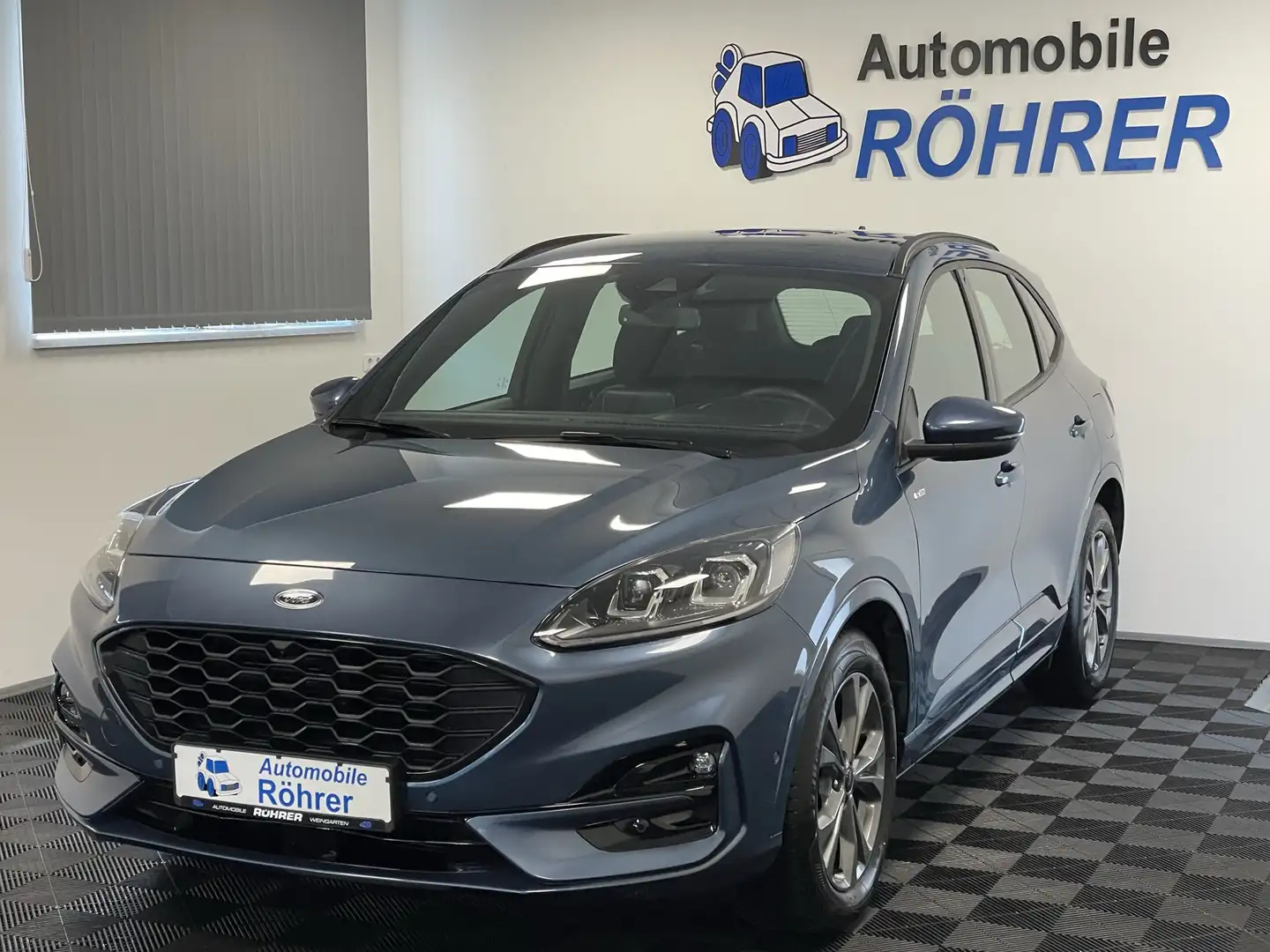 Ford Kuga 2.0 EcoBlue Autom. ST-Line Navi Kamera HUD Blau - 1