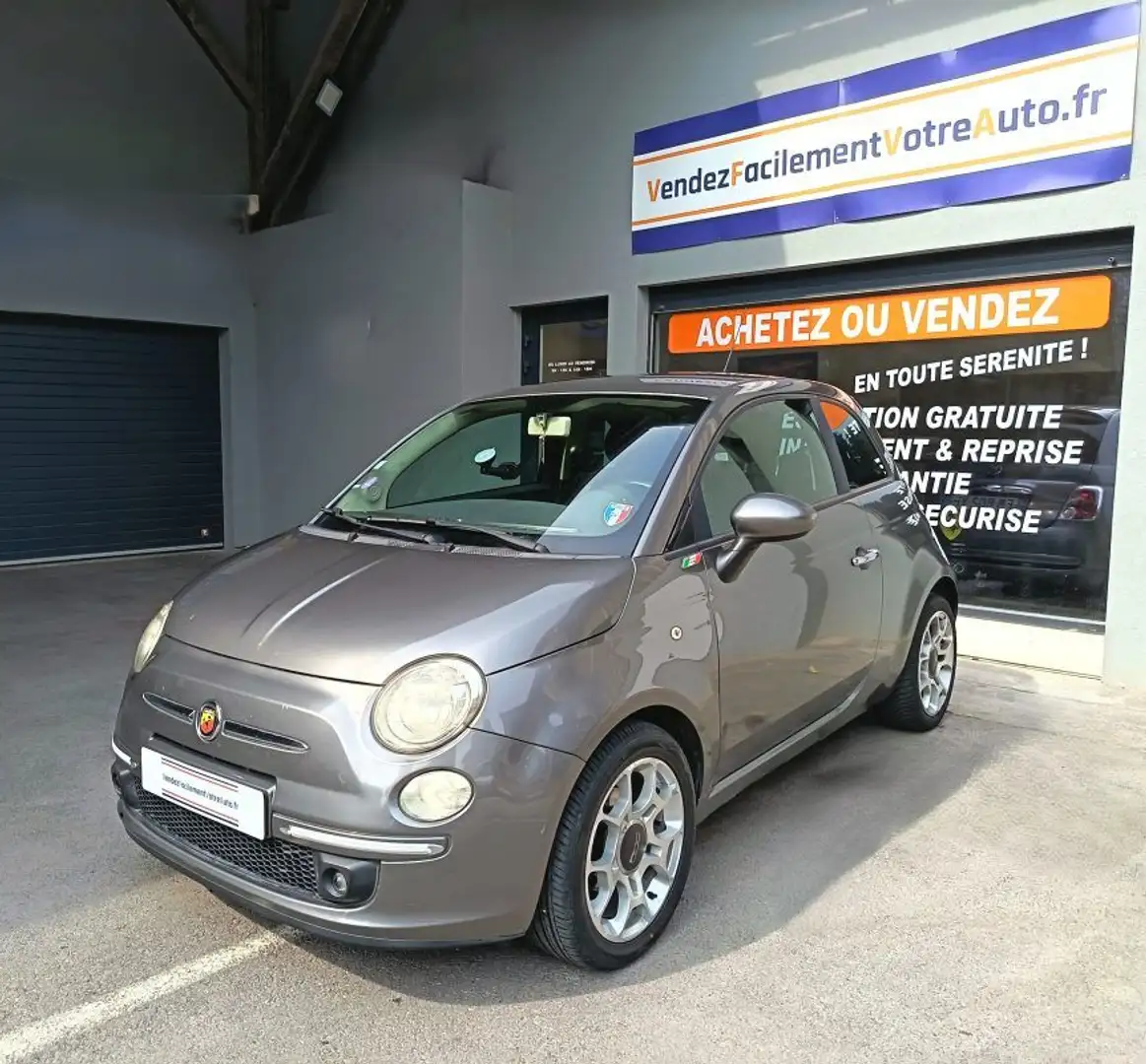 Fiat 500 ABARTH, 85ch 0.9L Gris - 1