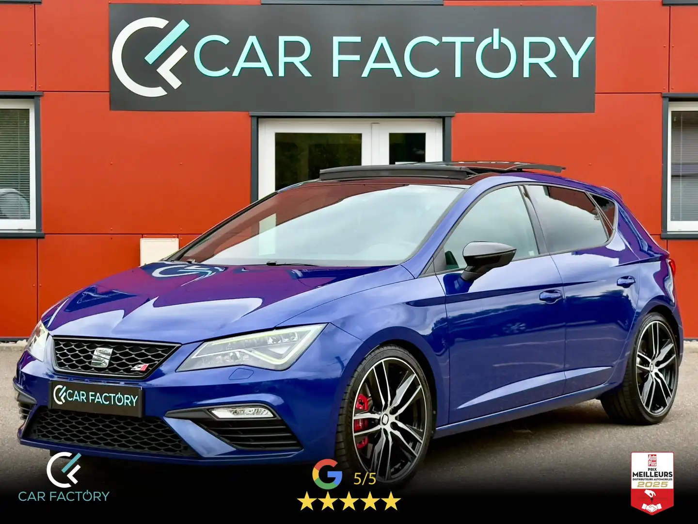SEAT Leon 2.0 TSI 300 DSG 1ère Main Siège F1 TOP Toit Ouvran Bleu - 1