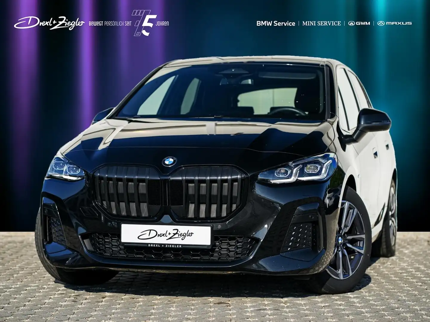 BMW 218 218i Active Tourer M-Sport AHK adLED KoZg eSitz RF Černá - 1