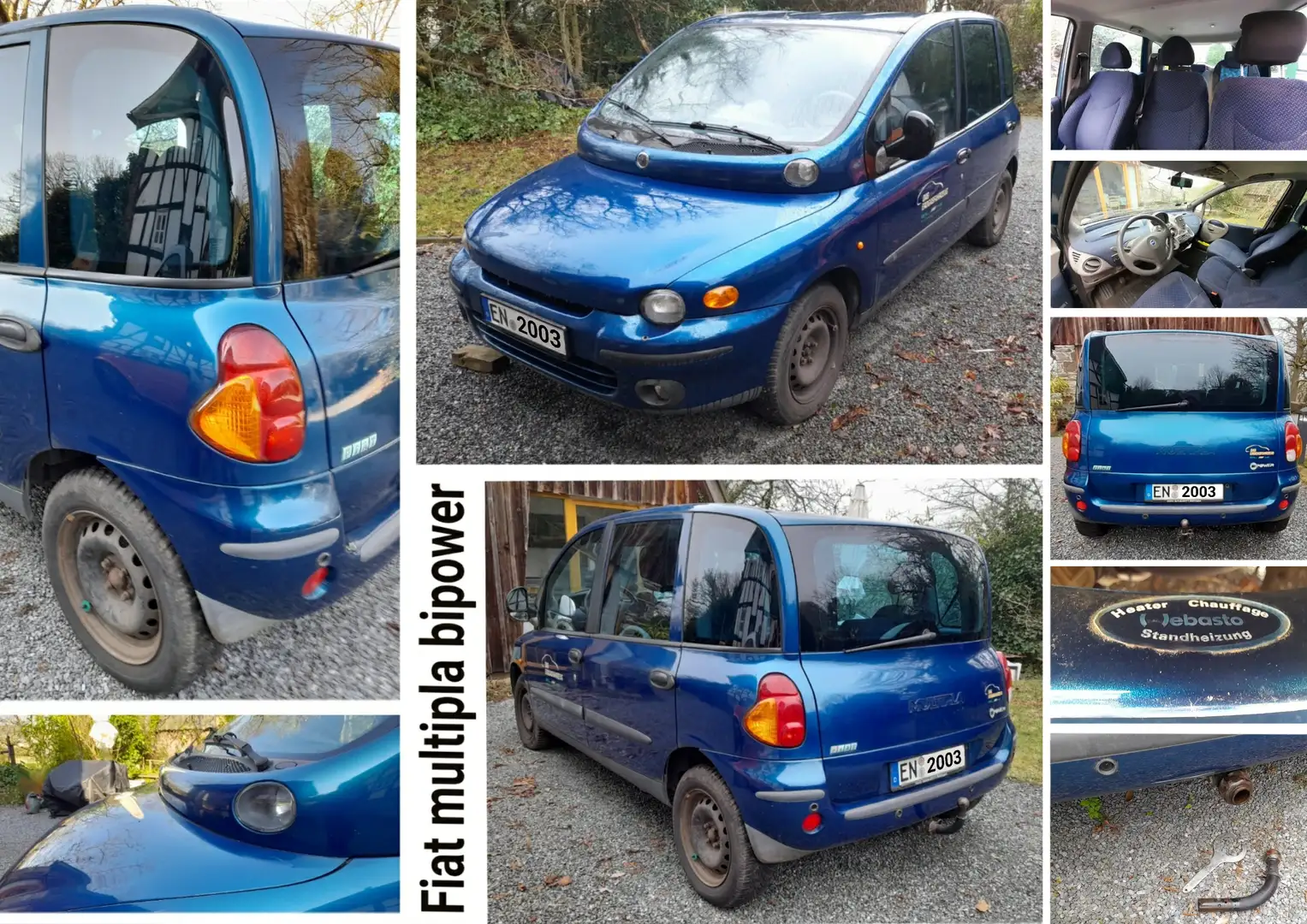 Fiat Multipla Multipla BIPOWER ELX Синій - 1