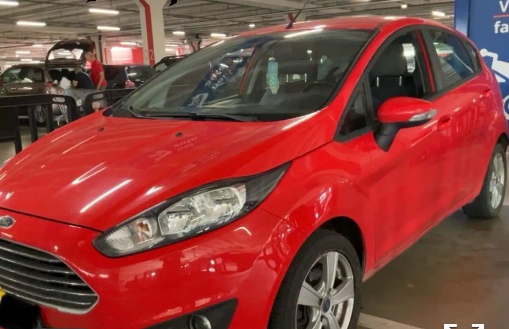 Ford Fiesta 5p 1.4 16v Titanium Gpl Rouge - 1