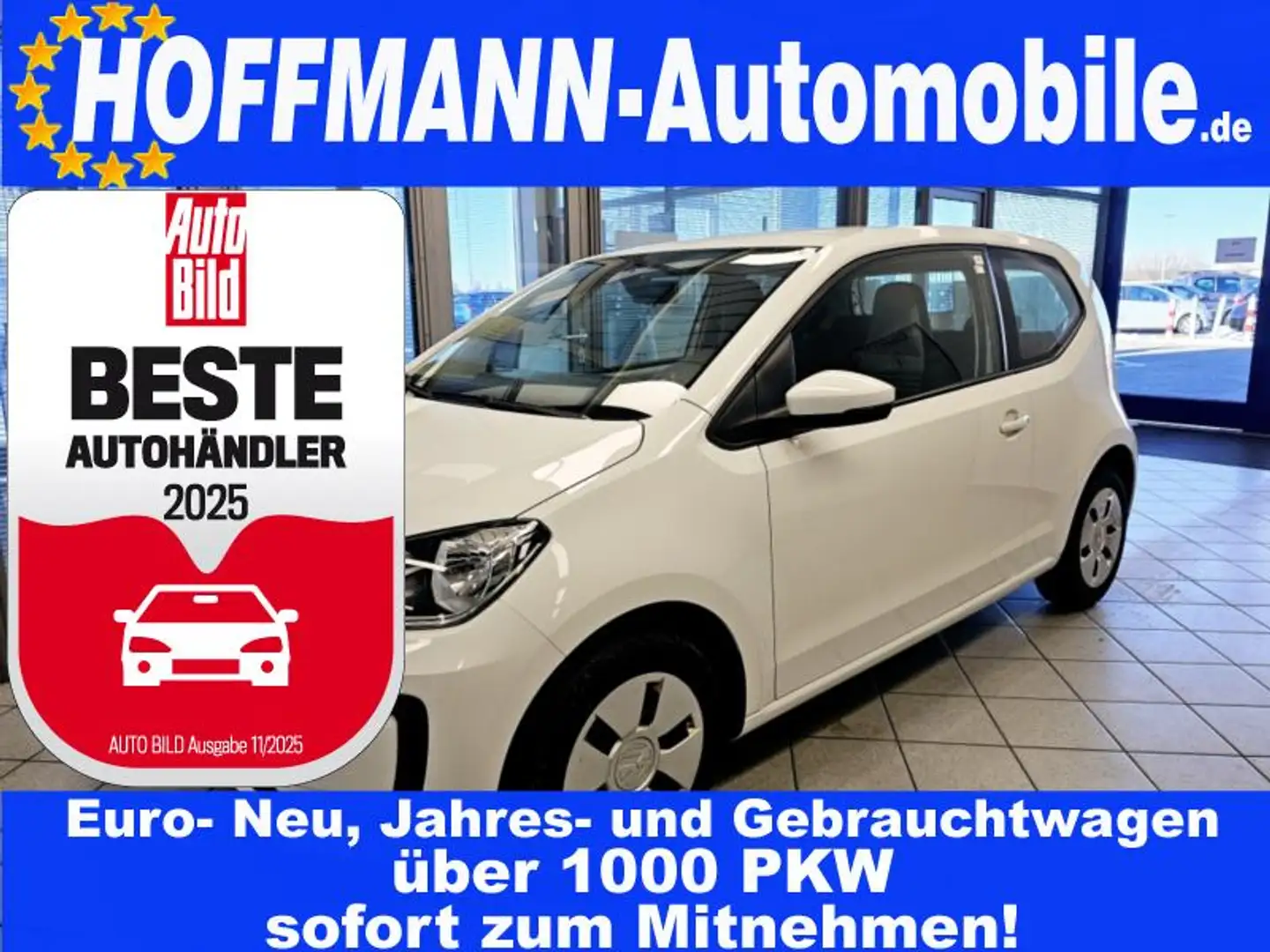 Volkswagen up! move up! Klima,PDC White - 1