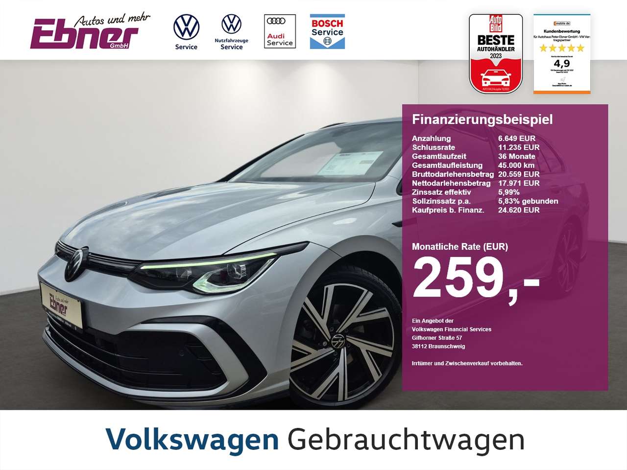 Volkswagen Golf Variant 2022 — Golf VIII Variant R-LINE 1.5eTSI DSG KAMERA+ACC+LE