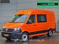 Volkswagen Crafter 102pk Dubbel Cabine L3H3 Airco Euro6 DC Doka Mixto Oranje - thumbnail 1