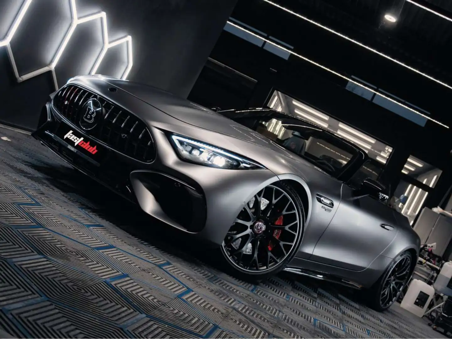 Mercedes-Benz SL 63 AMG 4MATIC+ BRABUS V8 4.0 bi-Turbo 585ps Full carbon i Bleu - 1