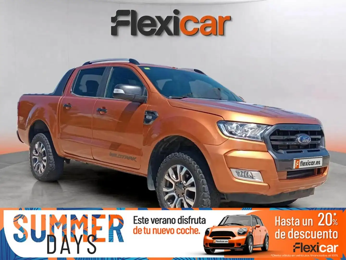 Ford Ranger 3.2 TDCi 200CV 4x4 Dob Cab Wildtrack Orange - 1
