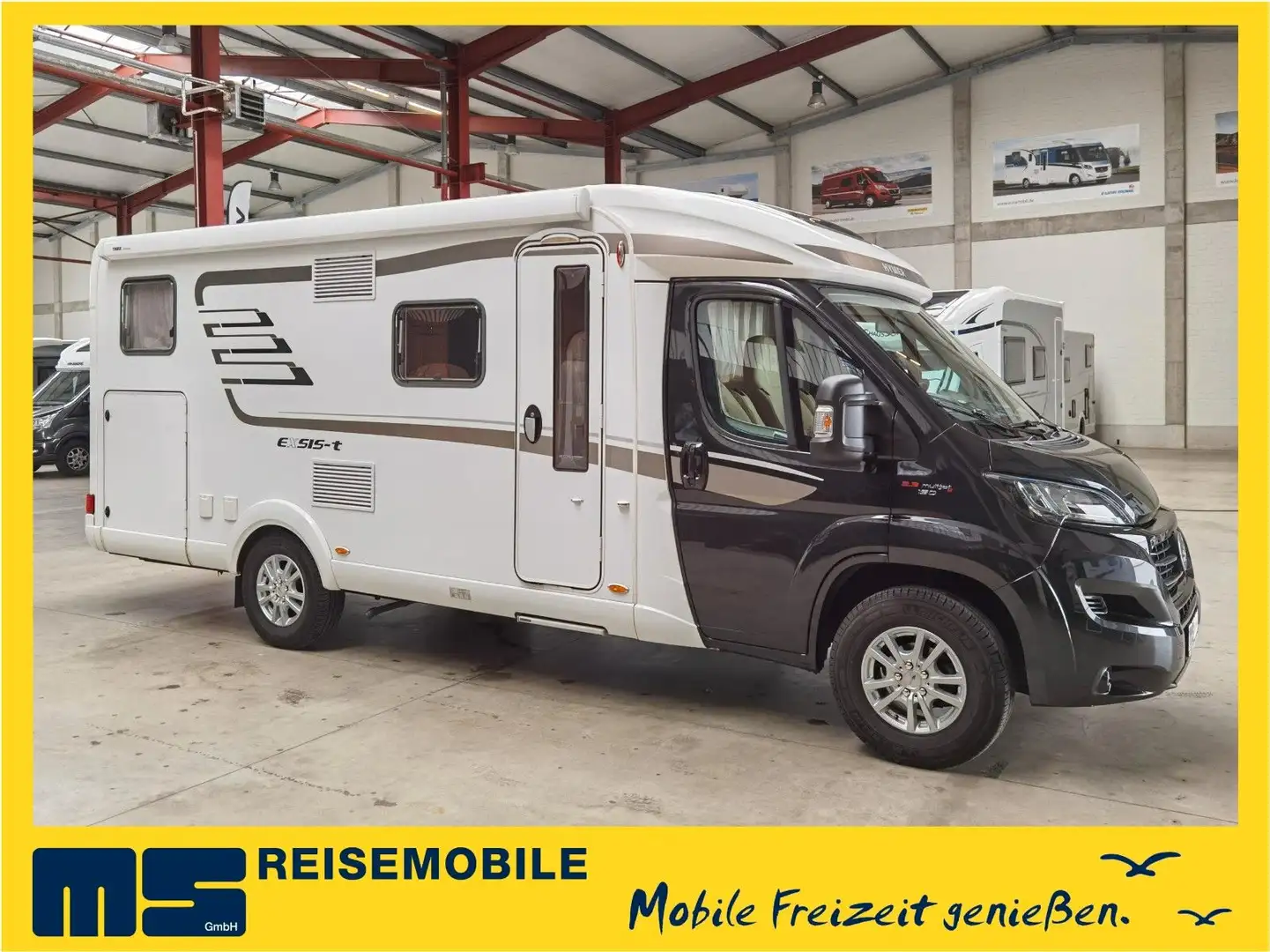 Hymer/Eriba EXSIS T 588 / SAT / AHK / NAVI / EINZELBETTEN Blanc - 1