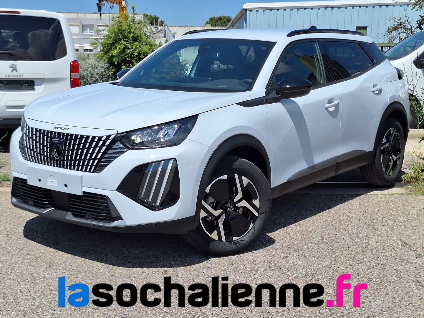 Peugeot 2008 Hybrid 136 e-DCS6 Allure Blanc - 1
