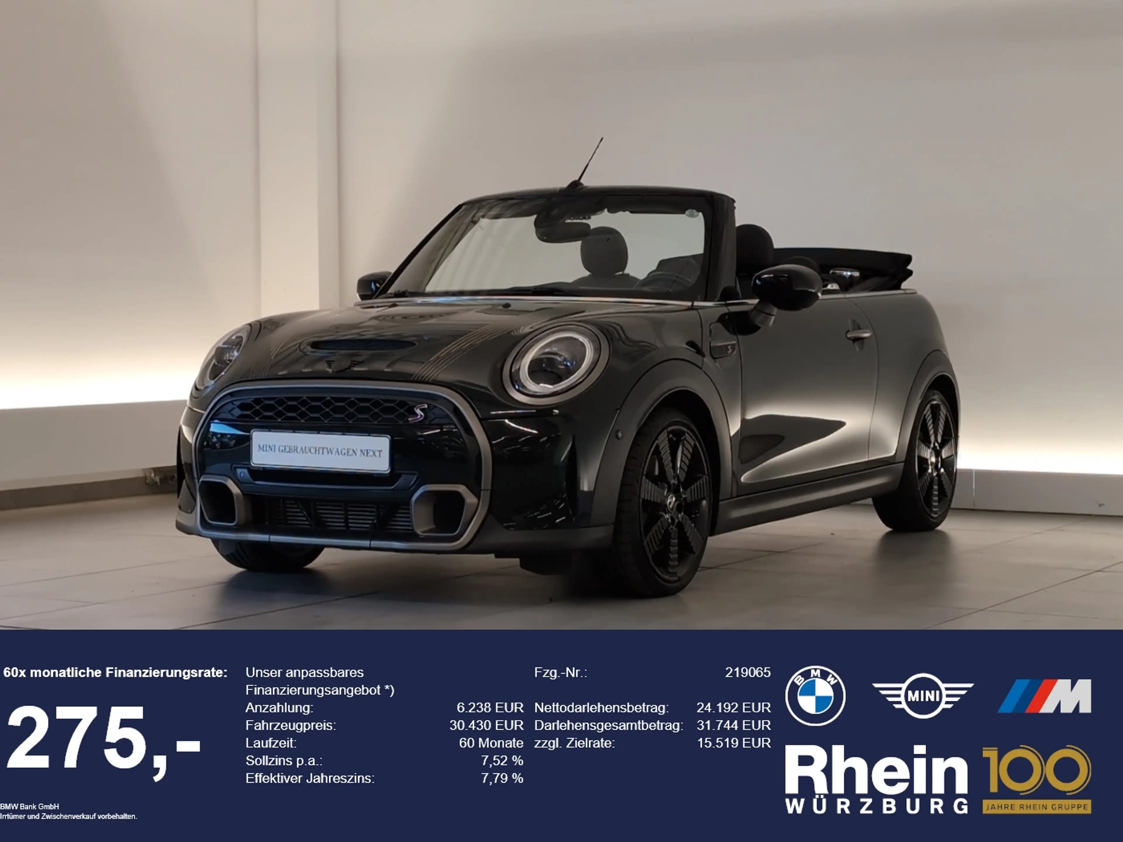 MINI Cooper S Cabrio Resolute Edition Navi/LED/HuD