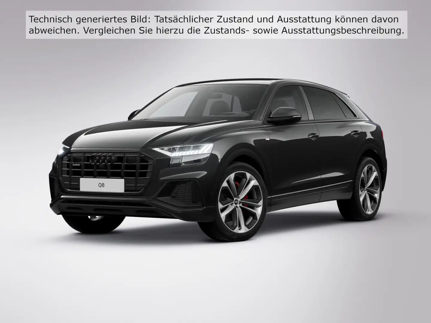 Audi Q8 50 TDI qu competition plus AHK Matrix HUD B&O Schwarz - 2