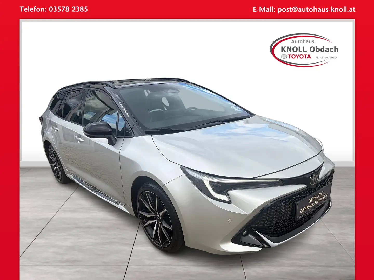Toyota Corolla Touring Sports 2,0 Hybrid GR Sport Silber - 1