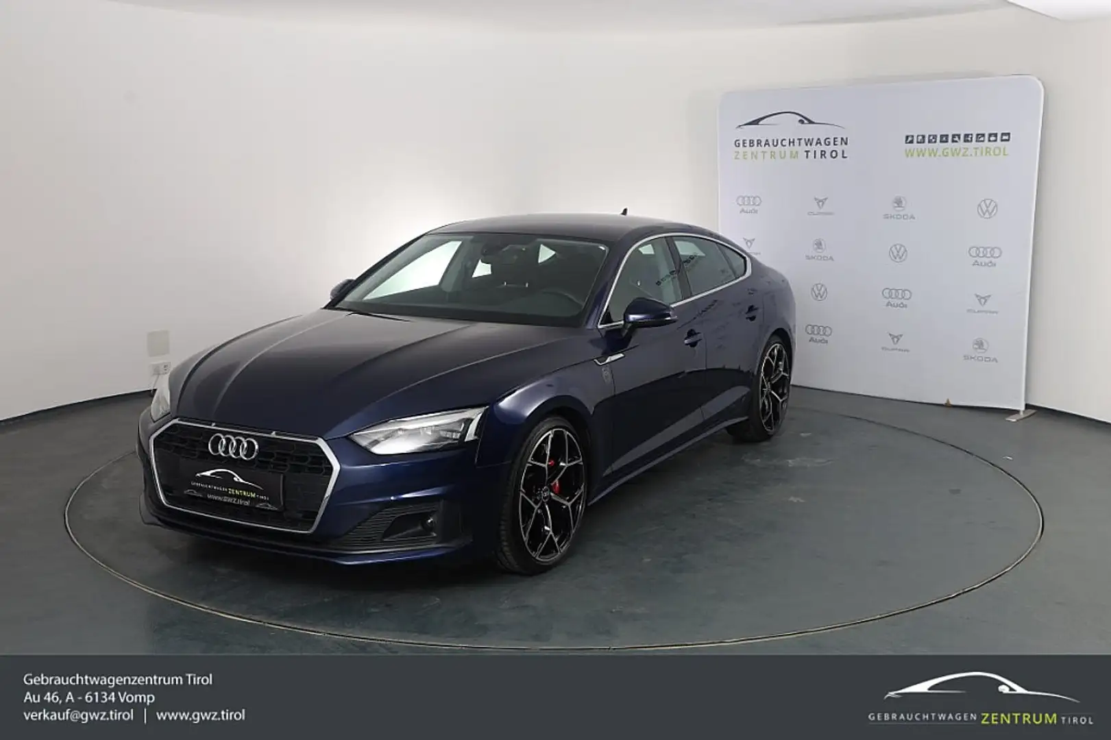 Audi A5 SB 40 TFSI S-tronic NAVI LED BUSINESS TOP Blau - 1