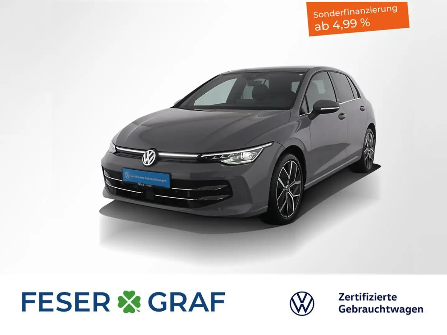 Volkswagen Golf 1.5eTSI Edition50 AHK LED-Matrix PanoramaSchiebed Grau - 1