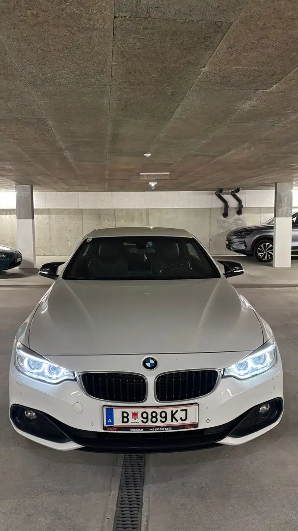 BMW 420 420d Cabrio Sport Line Aut. Sport Line Weiß - 1