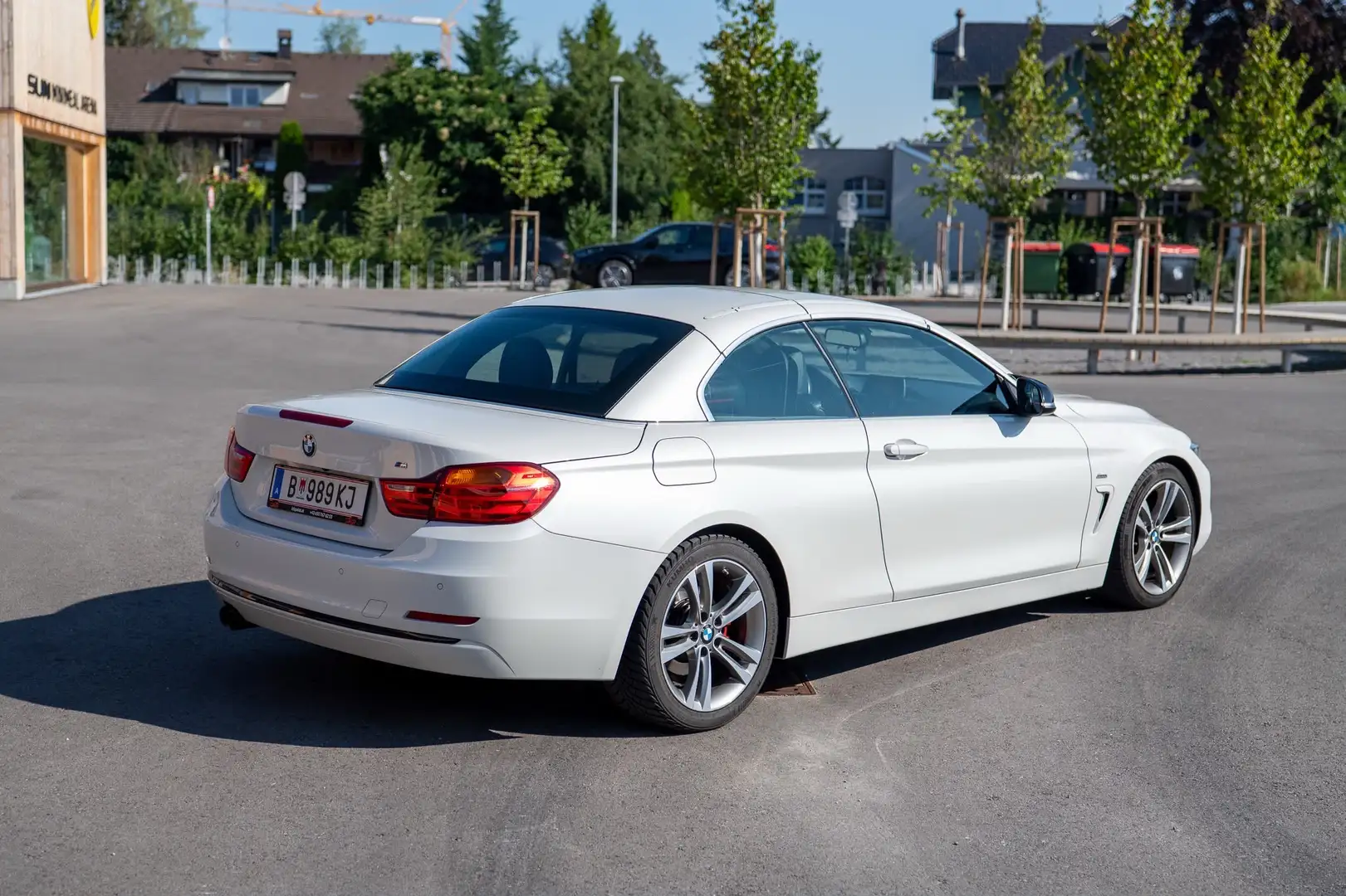 BMW 420 420d Cabrio Sport Line Aut. Sport Line Weiß - 2