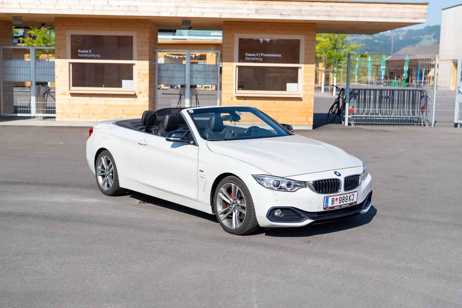 BMW 420 420d Cabrio Sport Line Aut. Sport Line Weiß - 1