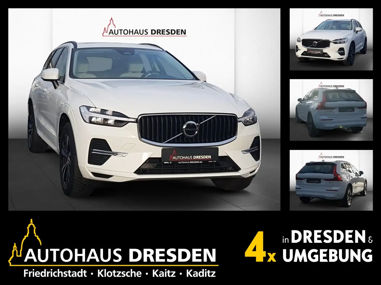 Volvo XC60 B4 MHEV Momentum Pro *LED*PANO*SHZ Blanc - 1