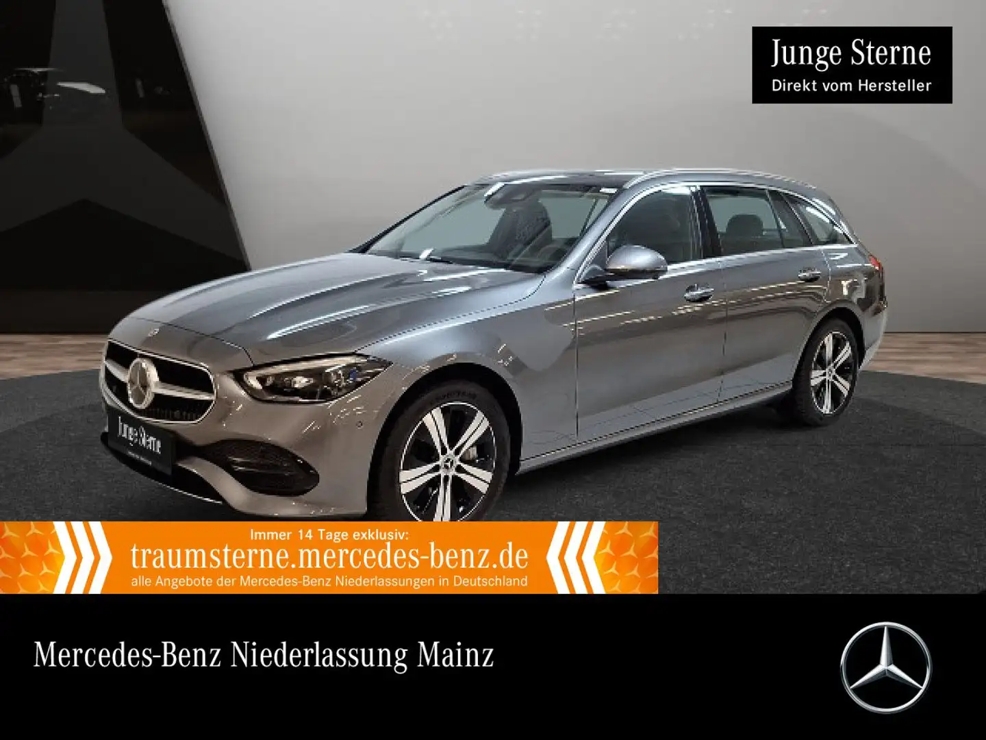 Mercedes-Benz C 300 de T AVANTG+PANO+360+AHK+BURMESTER+SITZKLIMA Gris - 1