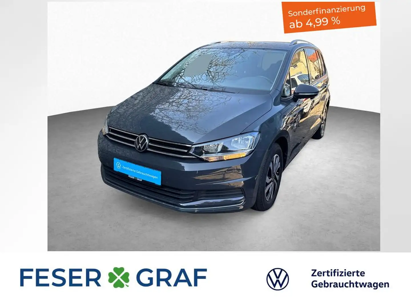 Volkswagen Touran Activen2.0 TDI 7-DSG NAVI PDC Gris - 1
