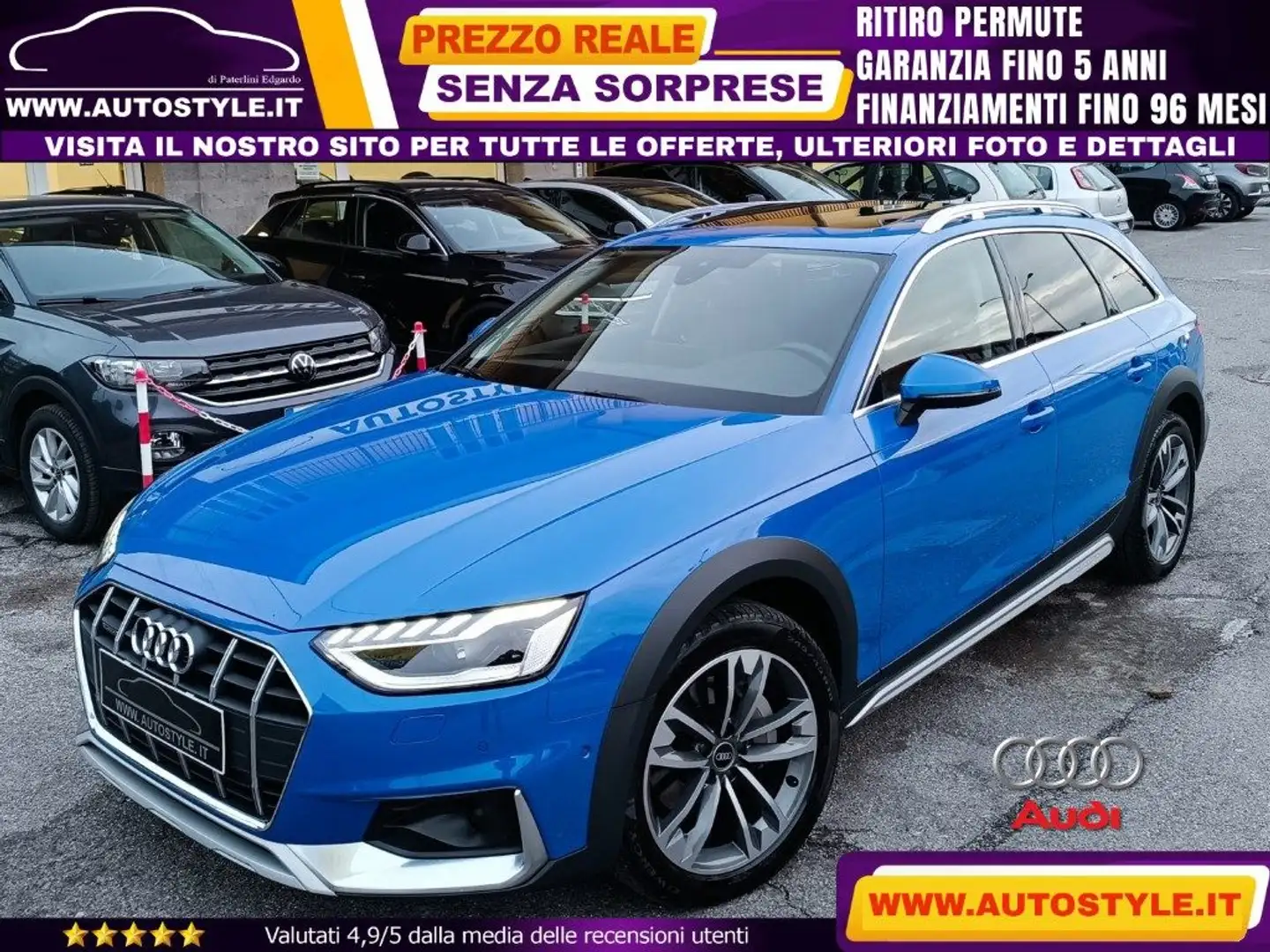 Audi A4 allroad 40 TDI 2.0 204Cv S-Tronic QUATTRO 4x4 Bleu - 1