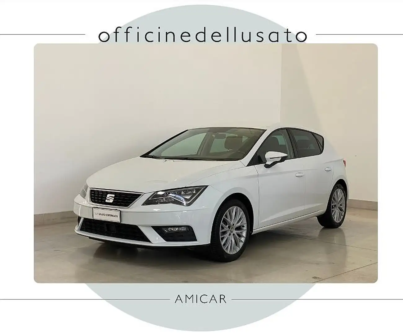 SEAT Leon 1.4 TGI 5p. Business HIGH Blanc - 1