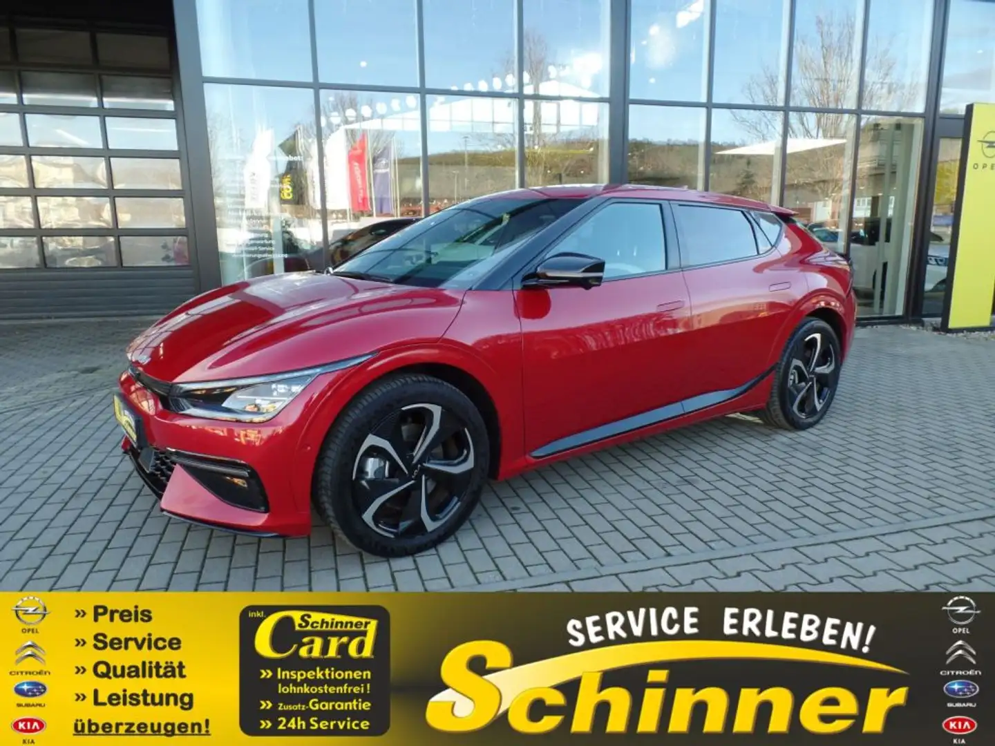 Kia EV6 77,4-kWh GT-line Rot - 1