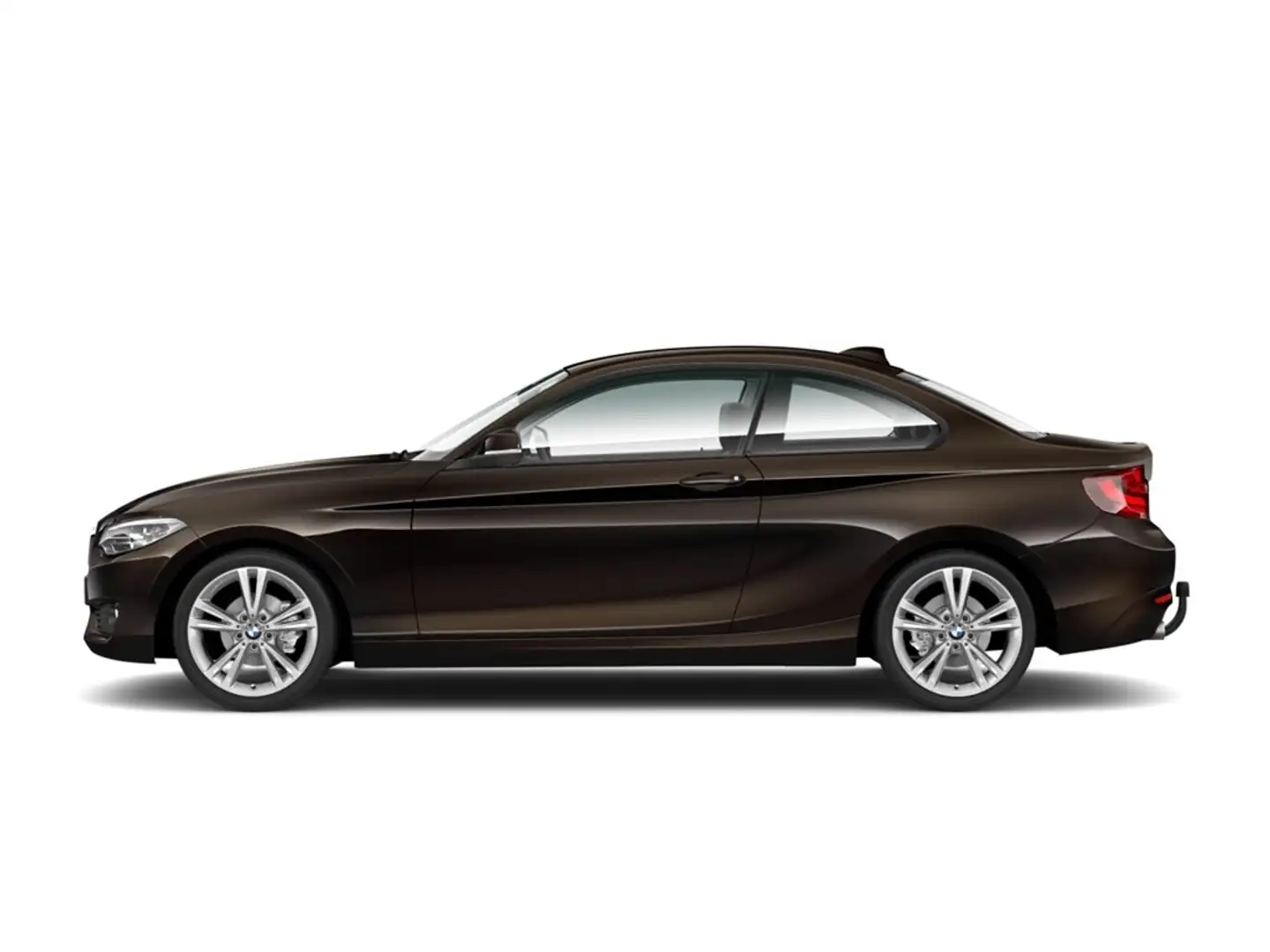 BMW 218 i Coupe*SportLine*AHK*Ad.Kurvenlicht*Keyless*Navi* Marrone - 2