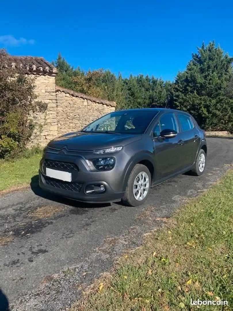 Citroen C3 v4 bhdi 100 bvm6 feel business Gris - 1