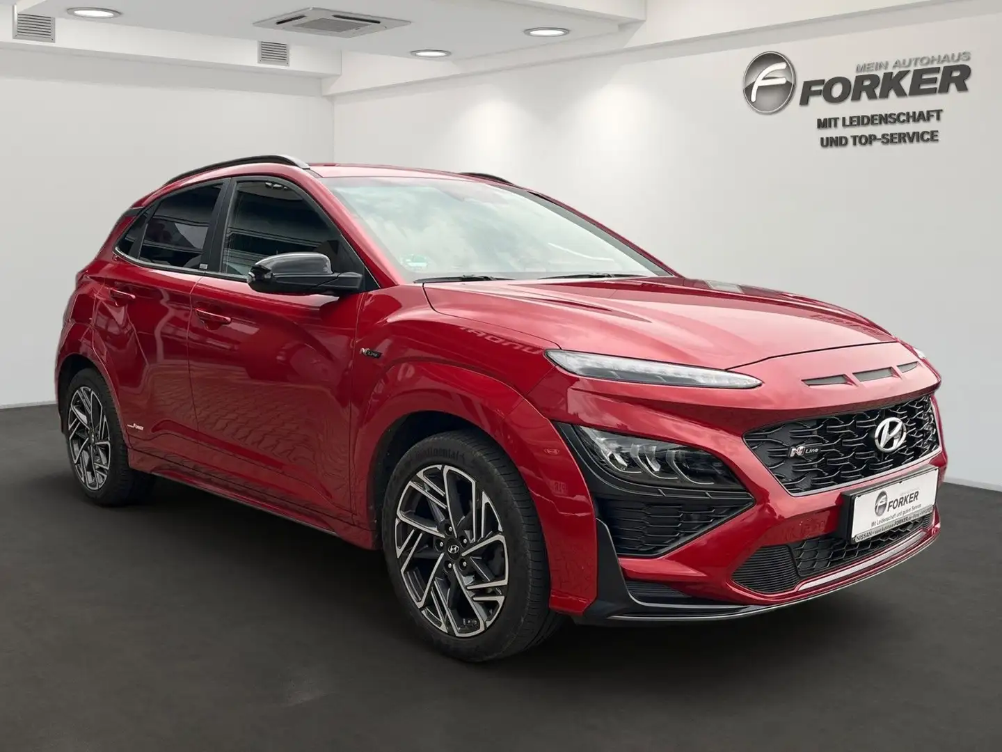 Hyundai KONA N Line Voll-LED Kamera PDC Winterräder Rot - 2