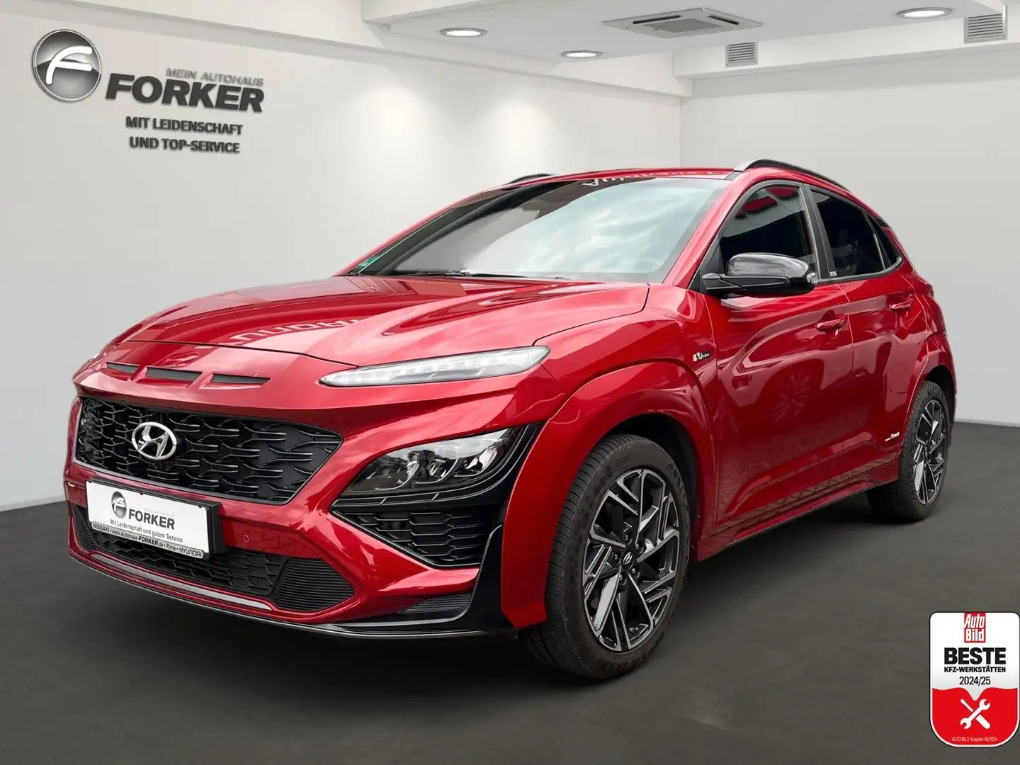 Hyundai KONA N Line Voll-LED Kamera PDC Winterräder Rot - 1
