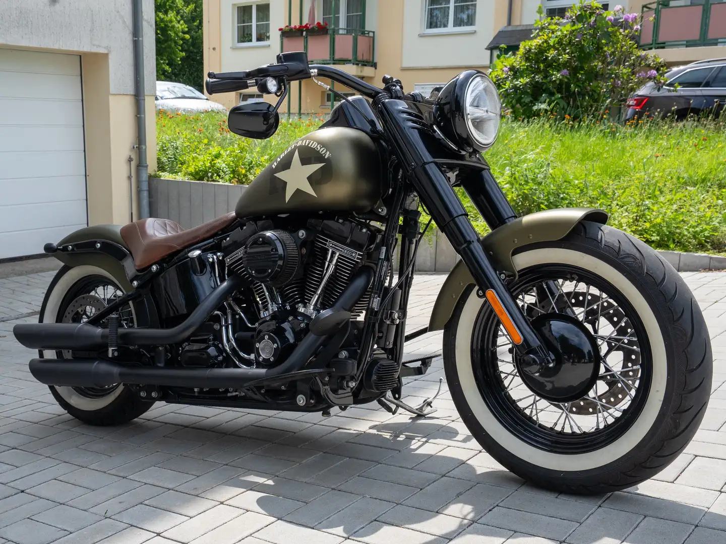 Harley-Davidson Softail Slim S FLSS Euro 3 Зелёный - 1