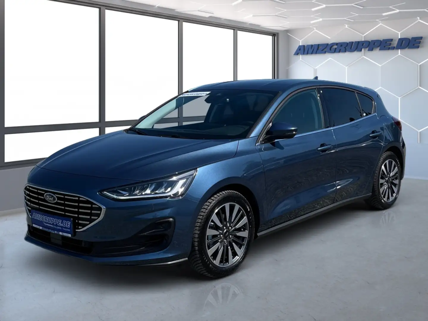 Ford Focus TitaniumX 5tg mHEV 114kW AT 4J.*Gar.+Winterpak Blau - 2