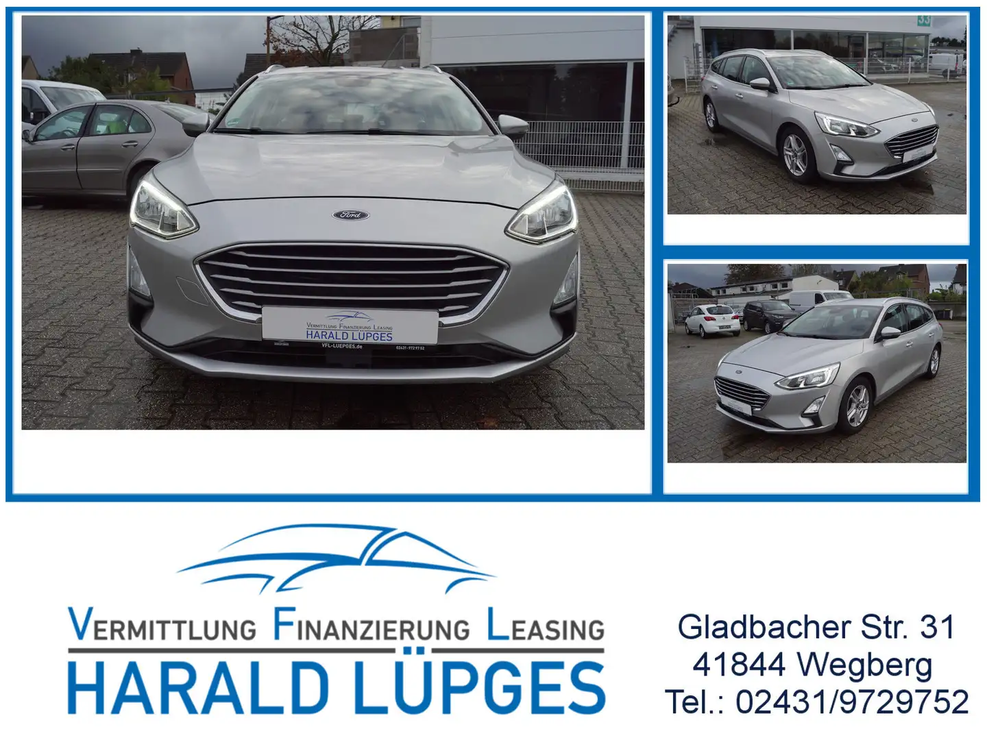 Ford Focus Cool & Connect, Navi, LED-Tag, Tempomat Silber - 1