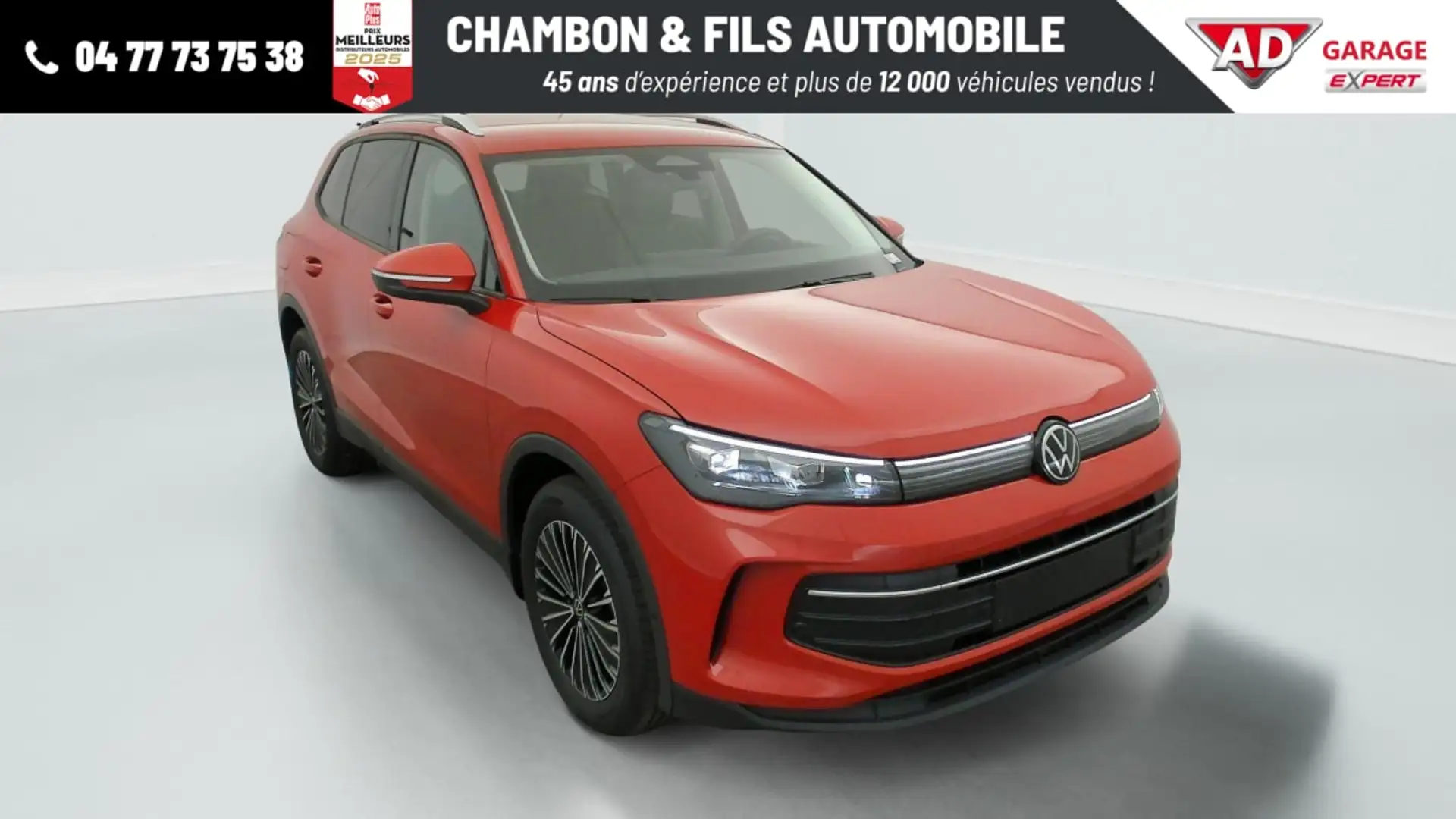 Volkswagen Tiguan NOUVEAU 1.5 eTSI 150CV DSG7 LIFE PLUS Rouge - 1