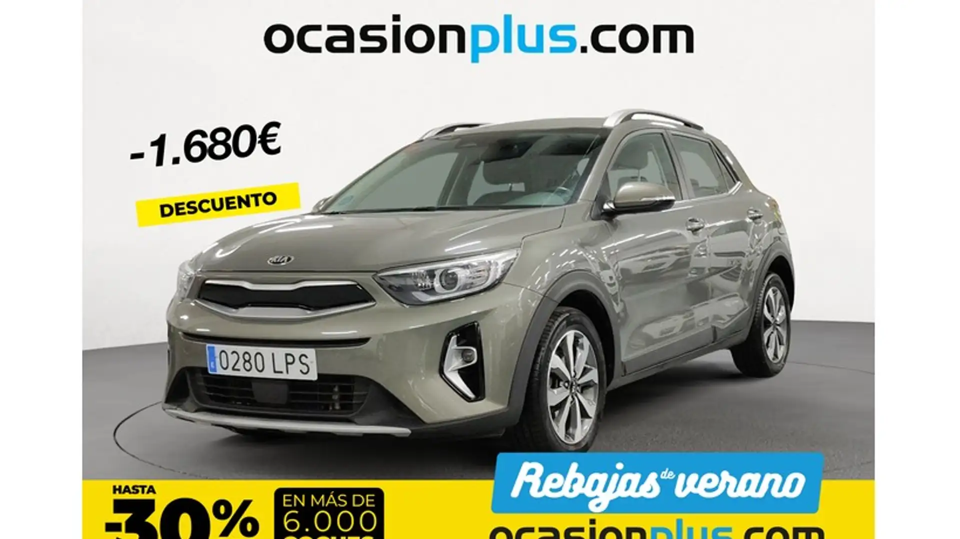Kia Stonic 1.0 T-GDi MHEV DCT Drive 120 Grün - 1
