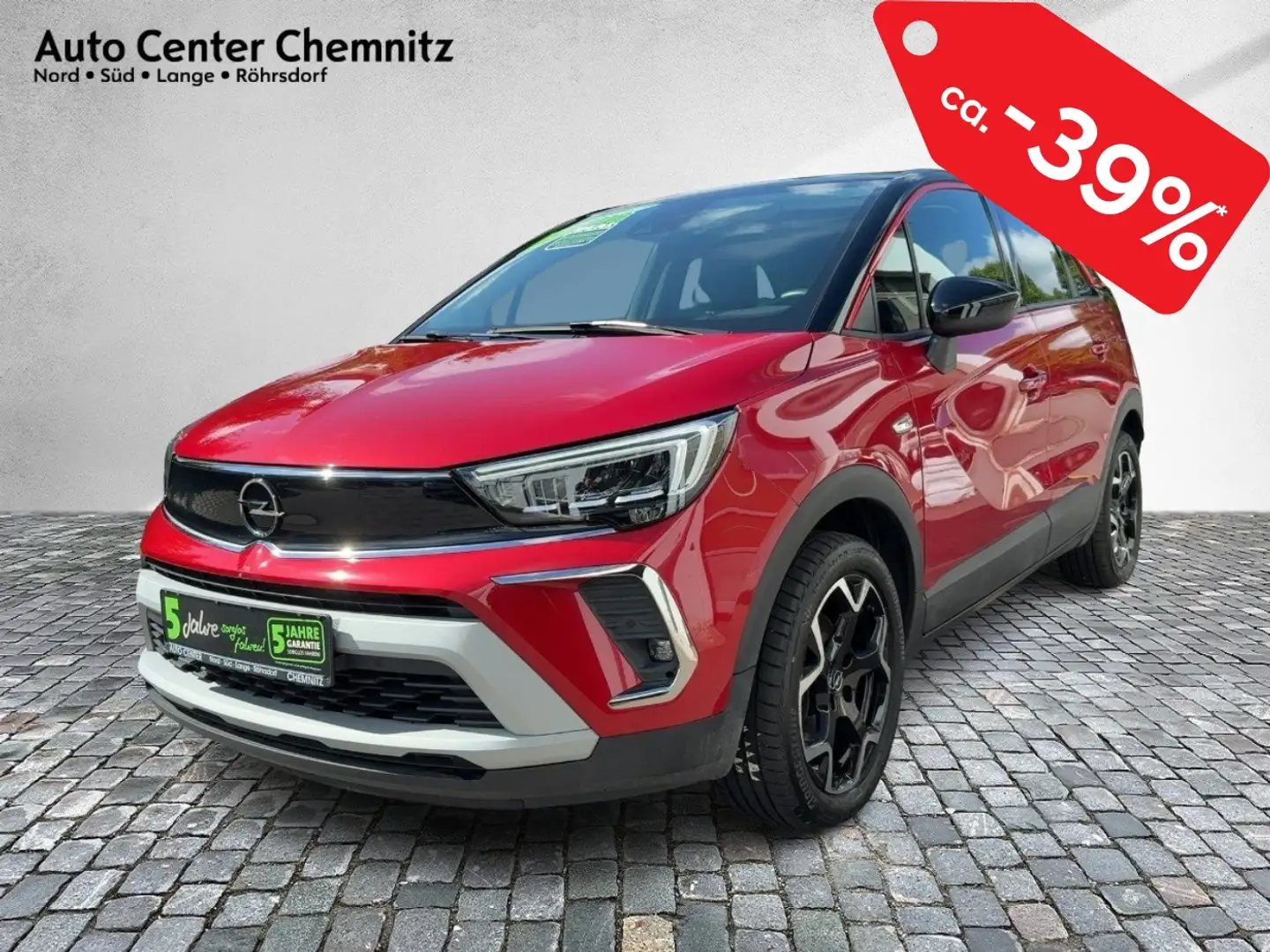 Opel Crossland 1.2 GS Line LED/Multimedia/PDC/Kamera Rood - 2