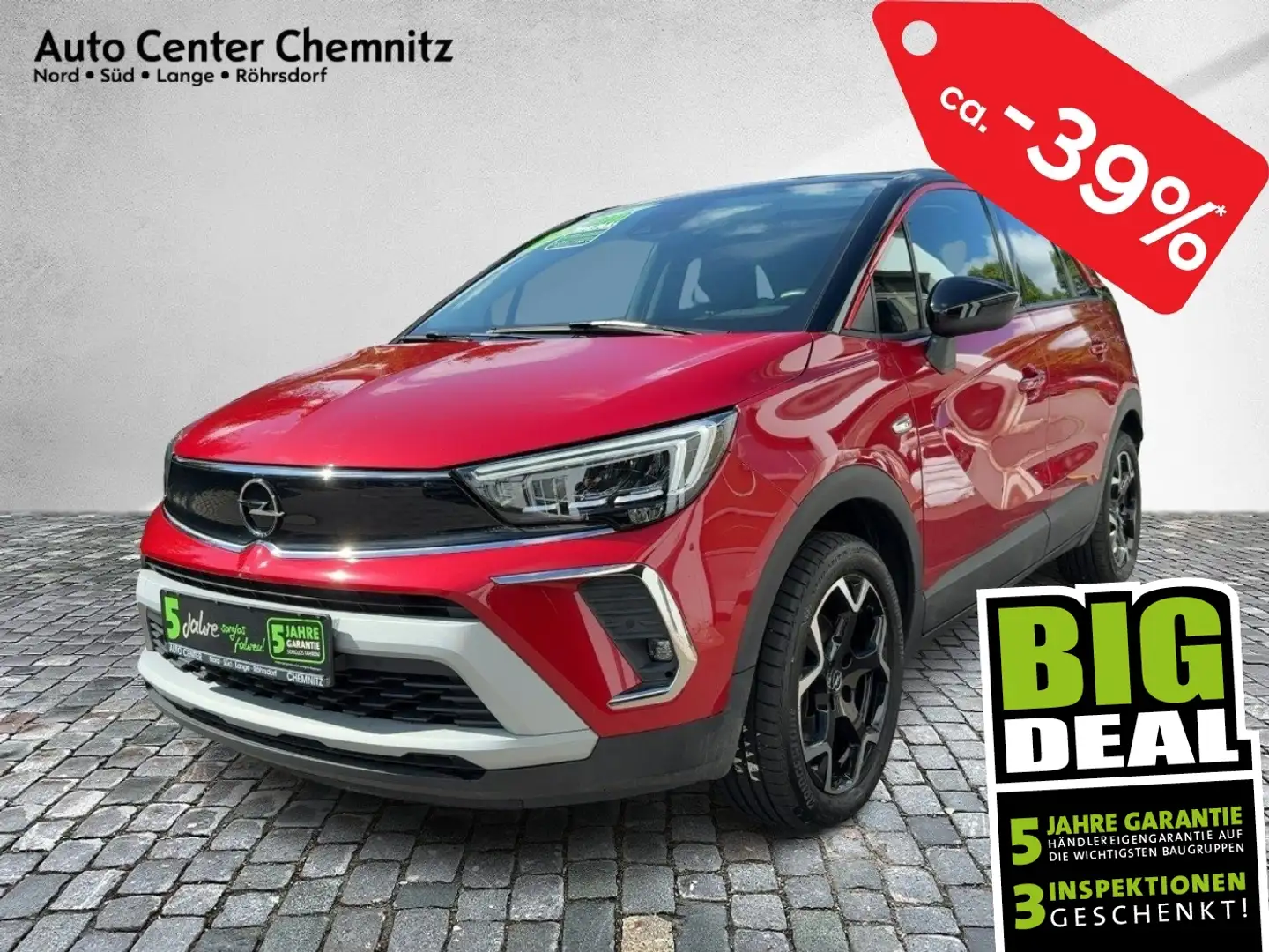 Opel Crossland 1.2 GS Line LED/Multimedia/PDC/Kamera Rood - 1