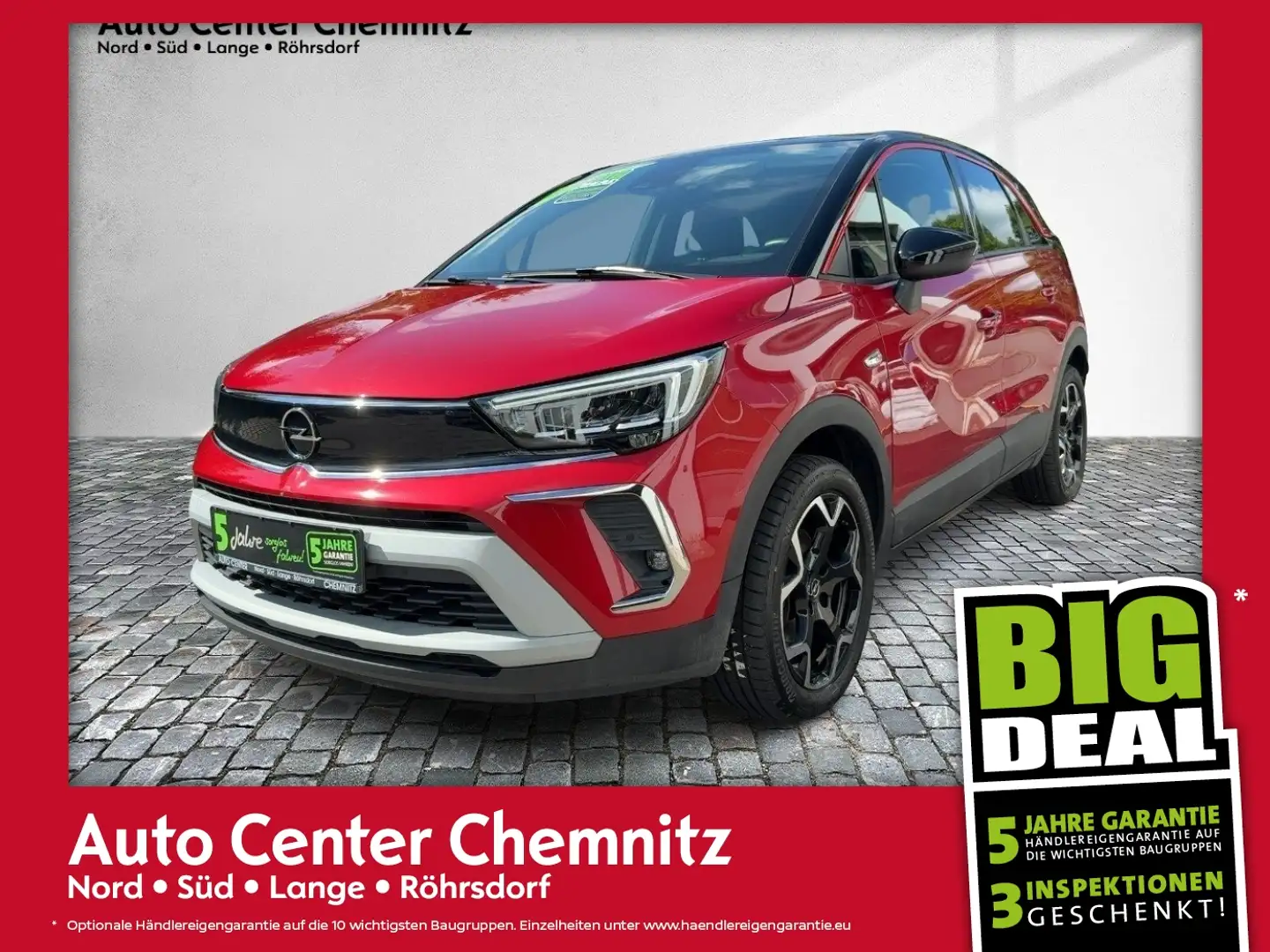 Opel Crossland 1.2 GS Line LED/Multimedia/PDC/Kamera Rot - 1