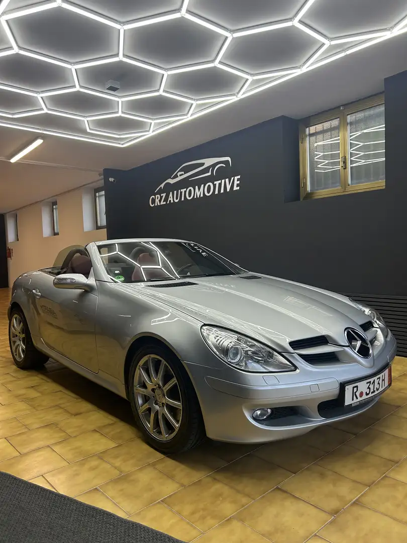 Mercedes-Benz SLK 350 ASI-HARMAN KARDON-INTERNO CARTIER-NAVIGATORE Argento - 1