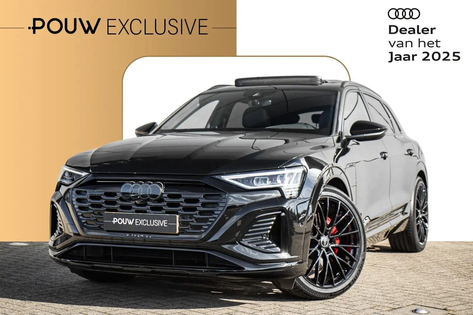 Audi Q8 e-tron 55 408pk quattro S Edition Competition 115 kWh | P Zwart - 1