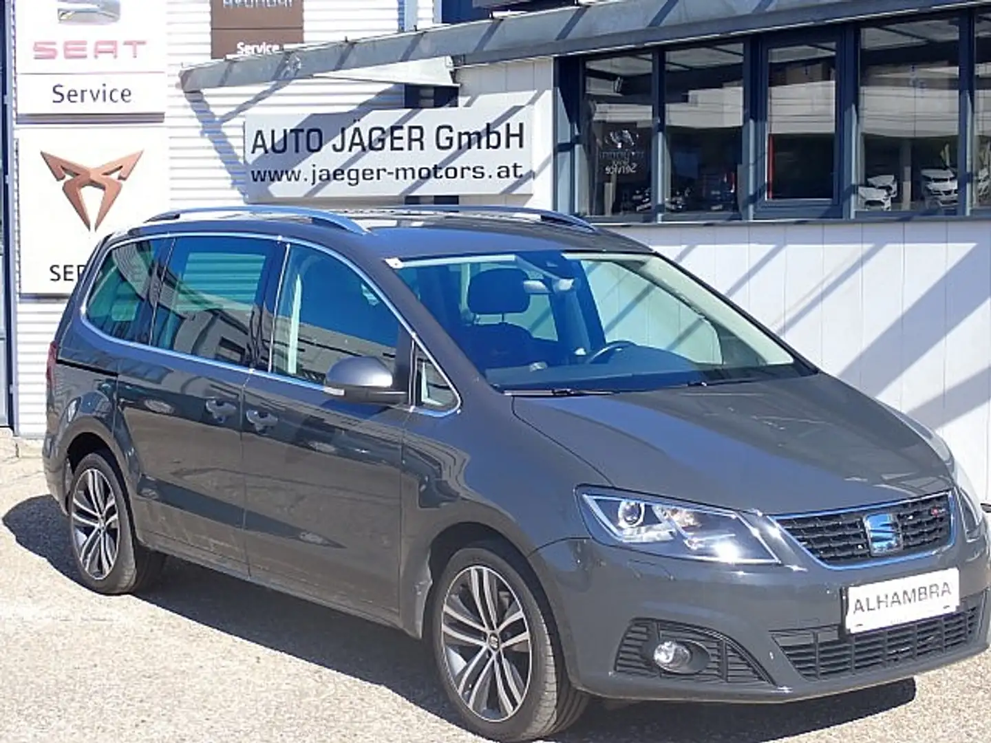 SEAT Alhambra FR DSG 4WD 7Sitze Allrad AHV ACC Abstandsradar Grau - 1