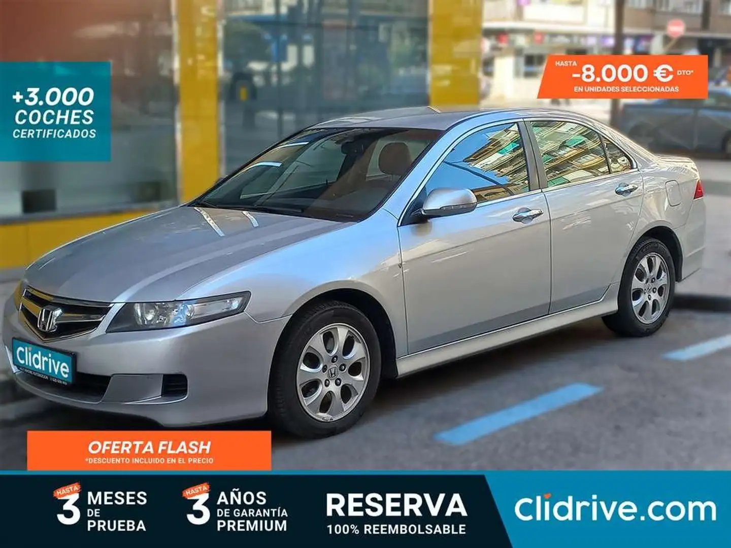Honda Accord 2.0i-VTEC Elegance Gris - 1
