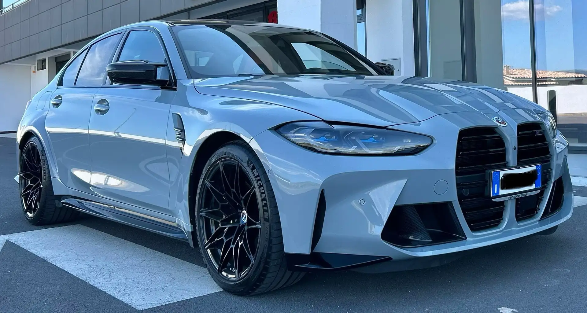 BMW M3 3.0 Competition M xdrive auto Grigio - 1