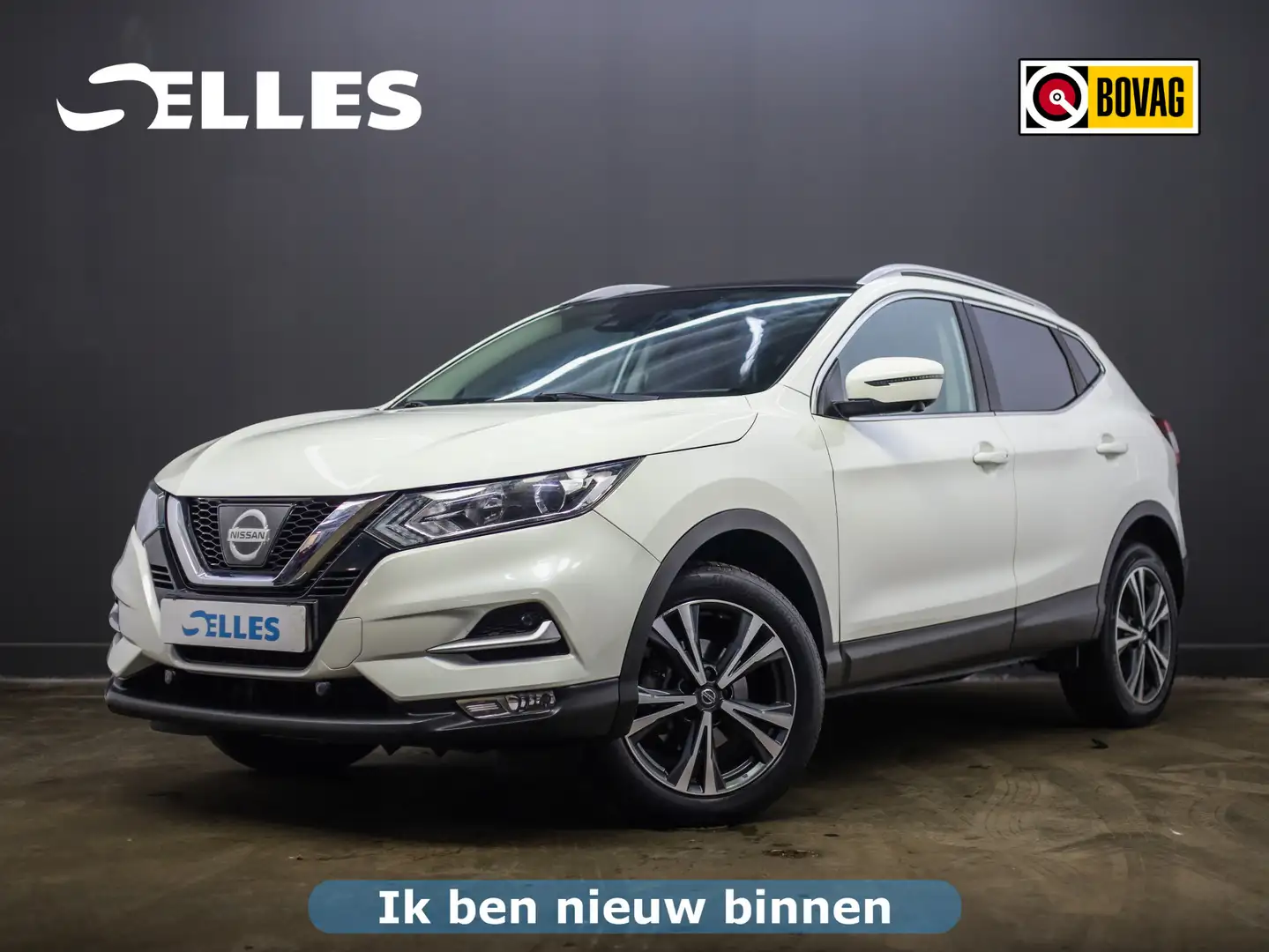 Nissan Qashqai 1.2 N-Connecta | Panoramadak | Weiß - 1